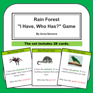 rain forest i have cards