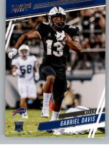 2020 panini prestige football #215 gabriel davis rc rookie card buffalo bills official nfl trading card from panini america