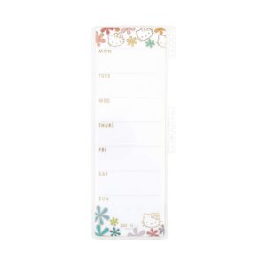 hello kitty x erin condren designer accessories snap-in wet erase to-do list dashboard - reversible, wet erase, repositionable laminated reusable whiteboard for dry and wet erase markers