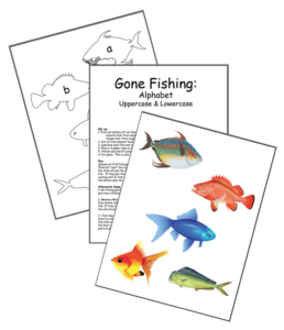 gone fishing: alphabet