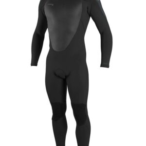 O Neill Epic 4/3mm Mens Fullsuit GR2-Black-Gunmetal-Black M