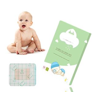 baby navel sticker, 20pcs waterproof swimming umbilical hernia belt baby belly band cord patch adhesive tape belly protector for hernia support truss kids