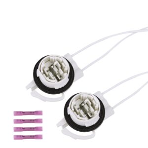 light socket wire harness pigtail repair kit (2pcs) led/standard, bulbs# 4114,4157,3157,replaces# 19258649, ls94,645-607,daytime running light socket,turn signal lamp socket,brake light socket