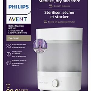 Philips AVENT Premium Baby Bottle Sterilizer with Dryer, SCF293/00