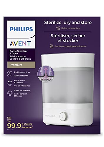 Philips AVENT Premium Baby Bottle Sterilizer with Dryer, SCF293/00