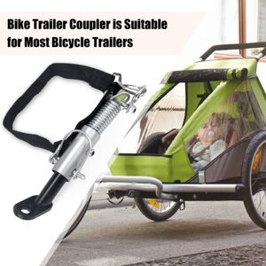 Bike Trailer Coupler Trailer Hitch Connector Axle Hitch Universal Fit for Child Pet Cargo Bike Trailers,Black Adapter Accessories by Sikawai