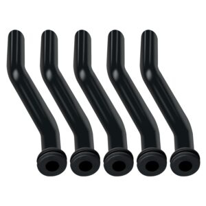 shiosheng 5pcs vacuum hoses 596163 593998, 797408 3 inch, black for b & s