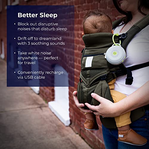 Yogasleep Sweet Dreams Baby Gift Set, Dohm Green + Hushh Portable Travel White Noise Sound Machine