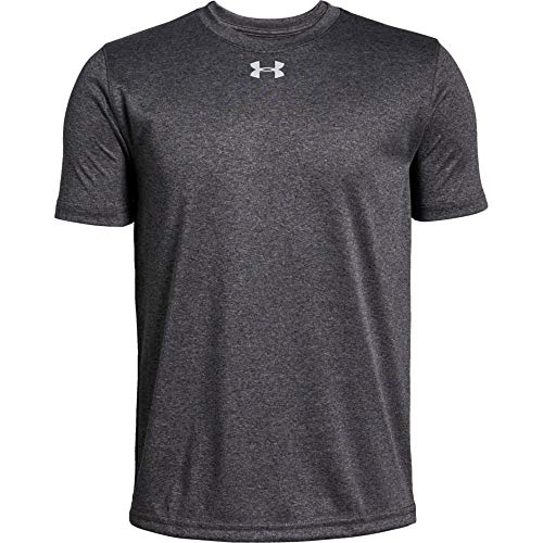 Under Armour Locker Tee Short-sleeve T-shirt, Carbon Heather (090)/ Metallic Silver, Youth Large