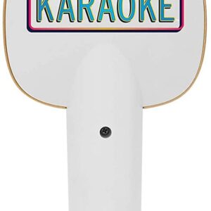 Singing Machine Official Carpool Karaoke, The Mic, Bluetooth Microphone for Cars, White (CPK545) (Renewed)