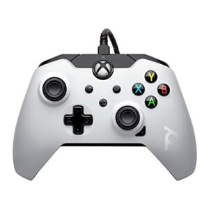 PDP Wired Game Controller - Xbox Series X|S, Xbox One, PC/Laptop Windows 10, Steam Gaming Controller - USB - Advanced Audio Controls - Dual Vibration Videogame Gamepad - Artic White