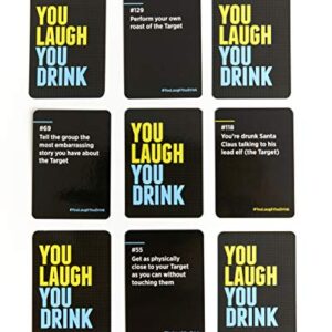 You Laugh You Drink - The Drinking Game for People Who Can't Keep a Straight Face [A Party Game]