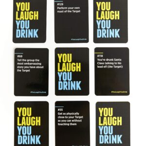 You Laugh You Drink - The Drinking Game for People Who Can't Keep a Straight Face [A Party Game]