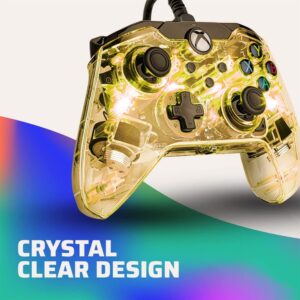 Afterglow LED Wired Game Controller - RGB Hue Color Lights - USB Connector - Audio Controls - Dual Vibration Gamepad- Xbox Series X|S, Xbox One, PC