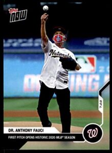 2020 topps now #2 dr anthony fauci nationals