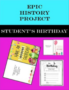 celebrating student birthdays!