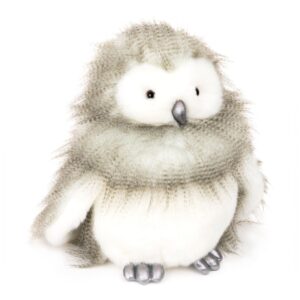 GUND Fab Pals Collection, Rylee Owl Stuffed Animal, Premium Plush Toy for Ages 1 and Up, White/Grey, 11”