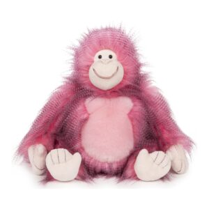 gund fab pals collection, ramona gorilla, plush monkey stuffed animal for ages 1 and up, pink, 11.5”