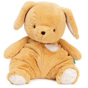 gund baby oh so snuggly puppy large plush stuffed animal for babies and infants, butterscotch yellow, 12.5”