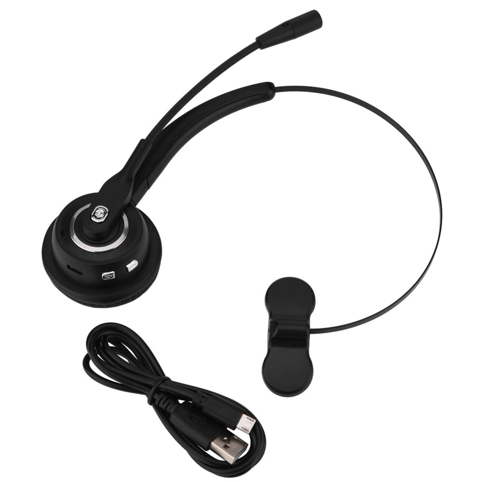 Socobeta Bluetooth Headset Call Center Headphones 12 Hours Call Noise Cancelling Bluetooth Call Center Headphones