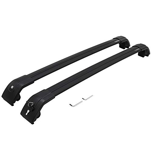 Cross Bars Roof Racks fit for 2020 2021 2022 Ford Escape SEL Titanium,Luggage Crossbars Cargo Bag Carrier Aluminum Rooftop Set Carrying Kayak Bike Canoe