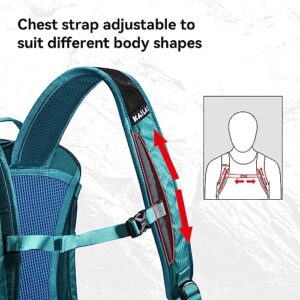 KAILAS Hurricane 26L Small Hiking Backpack Lightweight Daypack for Women Men Travelling Camping Outdoor Trekking Sea Green