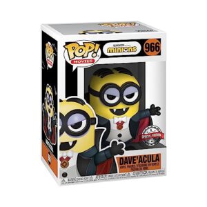 funko pop! movies: minions - dave'acula - despicable me - collectable vinyl figure - gift idea - official merchandise - toys for kids & adults - movies fans - model figure for collectors and display