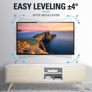 Mounting Dream UL Listed Full Motion TV Mount for Most 42-84 Inch TVs, Adjustable TV Wall Mount Swivel and Tilt, Loading 100 LBS, Max VESA 600x400mm, Fits 16", 18", 24" Studs MD2617-24K