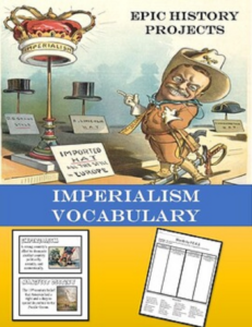 u.s. history: imperialism vocabulary and activities