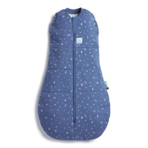 ergopouch 2.5 tog baby sleep sack 6-12 months - baby sleeping sack for warm & cozy nights - cocoon swaddle sack baby keeps calm & relaxed (night sky)