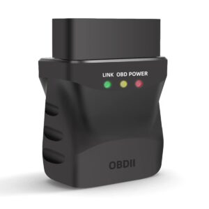 obd2 bluetooth 4.0 diagnostic scanner code reader for iphone ios android ipad pc, car auto obd ii diagnostic scan tool for check engine lights, stable & fast