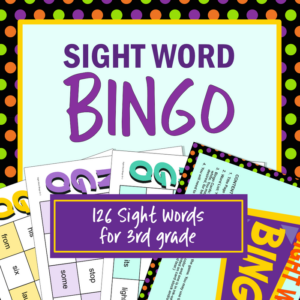 sight word bingo