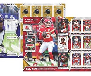 20 PACKS: 2020 Panini NFL Football Sticker Collection pack (5 stickers/1 trading card per pk)