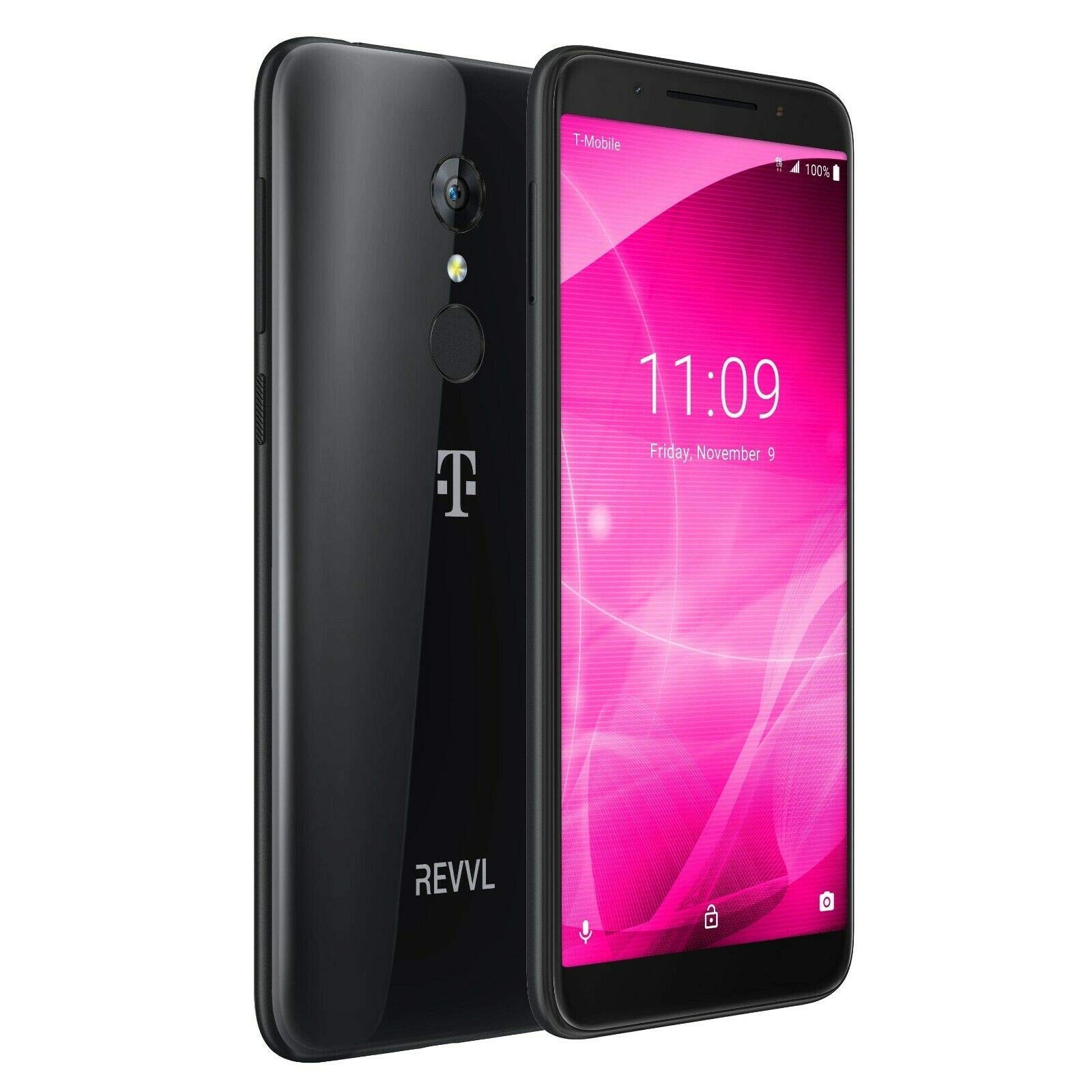 T-Mobile Revvl 4, AL-5007W, 32GB | T-Mobile, Android - Mirror Black (Renewed)