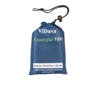 ViDava Breast Implant Stabilizer Band, Post Surgery Augmentation and Reduction Strap, High Impact Support Band, Soft Breathable Fabric, One Size Fits Most
