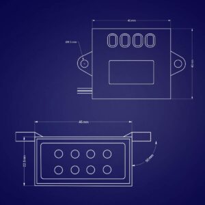 Shopcorp 12VDC Plasma Ion Generator – Negative Ionizer for Refrigeration, Air Purifiers and Air Sanitizers