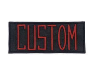 custom ghostbusters name patch iron on to your ghostbusters costume hook fastener available