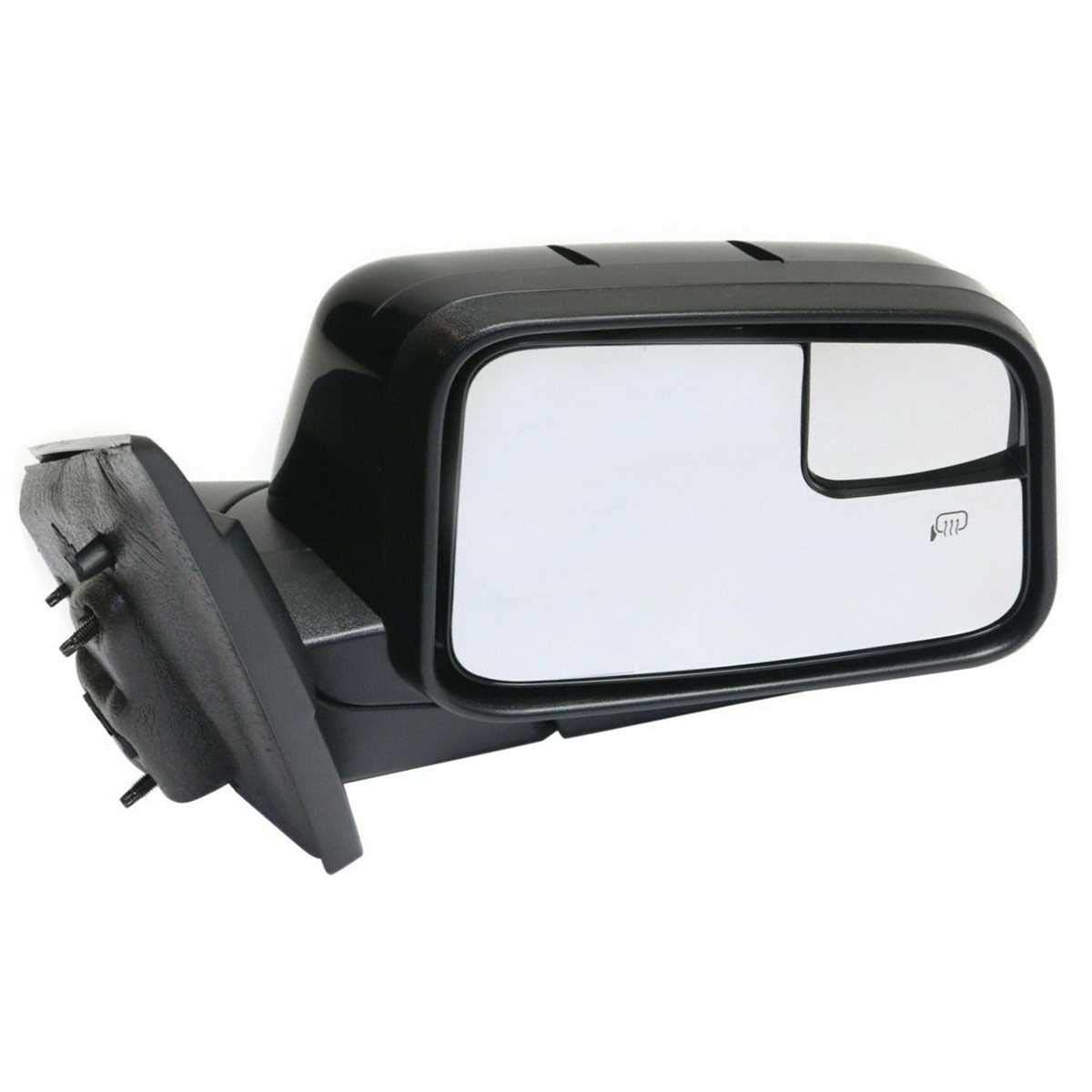 AutoShack Passenger Mirror Power Smooth Heated Manual Folding Replacement for 2009-2011 Ford Edge 3.5L 3.7L V6 AWD FWD KAPFO1321370