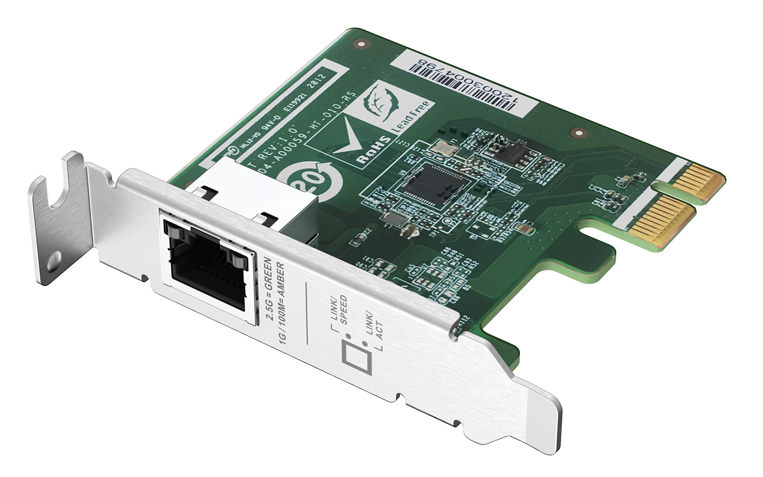 QNAP QXG-2G1T-I225 Single Port 2.5GbE 4-Speed Network Card