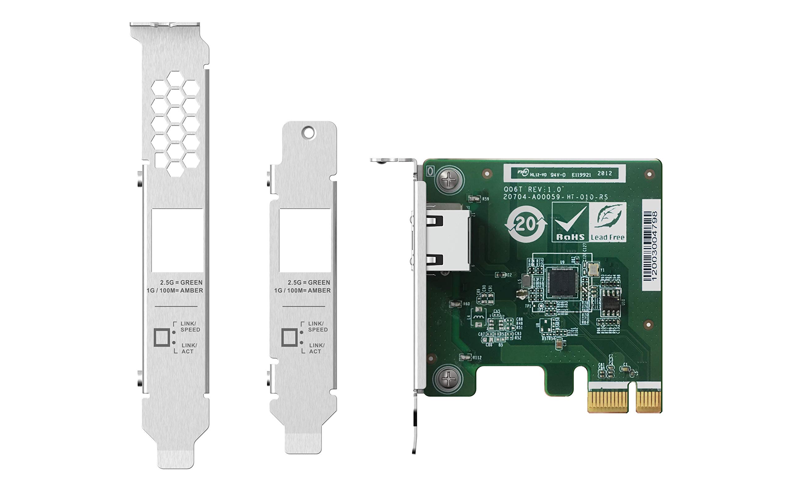 QNAP QXG-2G1T-I225 Single Port 2.5GbE 4-Speed Network Card