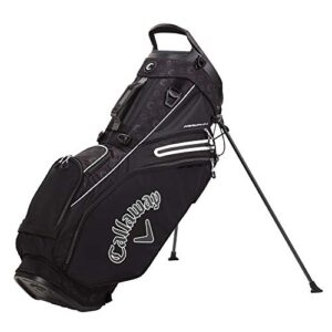 callaway golf 2021 fairway 14 stand bag , black/logo/charcoal