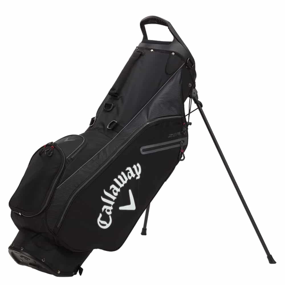 Callaway Golf 2021 Hyperlite Zero Stand Bag , BLACK/BLACK CAMO/CHARCOAL