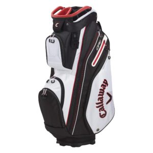 callaway golf 2021 org 14 cart bag , white/black/red