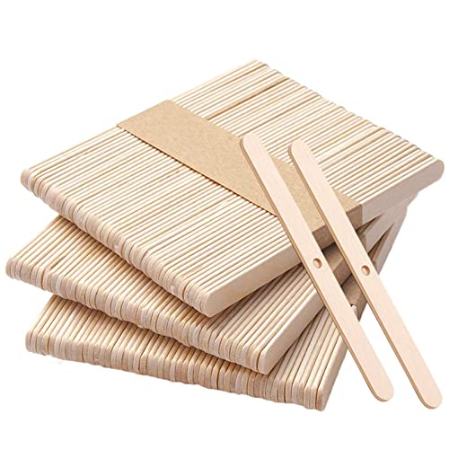 Wooden Candle Wick Holders Pack of 150pcs Wick Centering Devices Candle Wick Bars for Candle Making … (4.5inch - 150pcs)