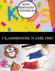 classroom decorations: name dec