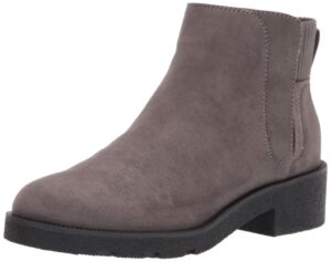 dr. scholl's shoes women's trix ankle boot, grey, 8.5
