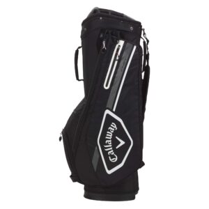 Callaway Golf 2021 Chev 14 Cart Bag , BLACK/WHITE/CHARCOAL