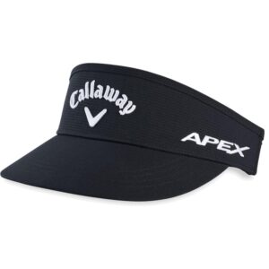 callaway golf high crown adjustable visor - white