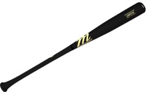 marucci francisco lindor lindy12 pro model maple wood baseball bat, matte black, 33"