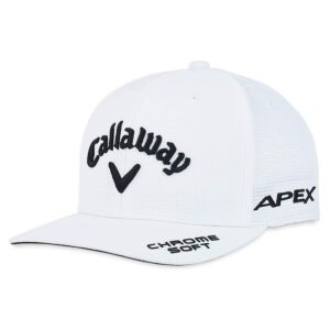 callaway golf 2021 tour authentic performance pro adjustable hat , white